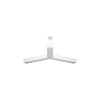 Подвесной светильник LED ЭРА Geometria Igrek SPO144W40K066 66Вт, 4000К, 4000Лм, IP40, 1200х1200х80, белый, драйвер Б0058890