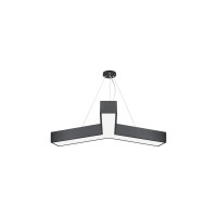 Подвесной светильник LED ЭРА Geometria Igrek SPO143B40K056 56Вт, 4000K 3700Лм, IP40, 900х80, черный, драйвер Б0058887