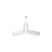 Подвесной светильник LED ЭРА Geometria Igrek SPO142W40K044 44Вт, 4000K 3000Лм, IP40, 800х80, белый, драйвер Б0058886