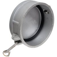 Алюминиевый камлок TITAN LOCK тип DC, серия "EcoLine", заглушка для ниппеля 8" TL800DCAL-EL
