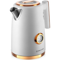 Электрический чайник BRAYER 1055BR 2200 Вт 1,7 л STRIX сталь термометр BR1055