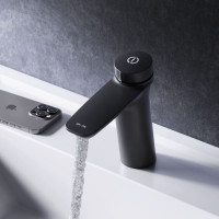 Смеситель Inspire v2.0, touchreel излив 125 мм, черный AM.PM F50A02522