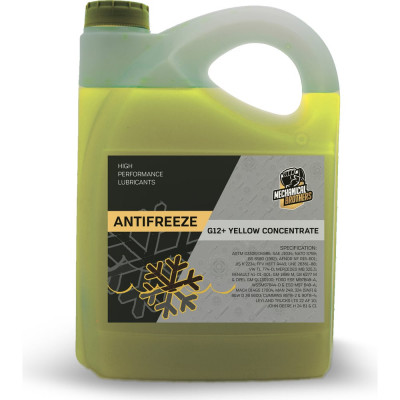 Антифриз MECHANICAL BROTHERS mb antifreeze g12+ yellow concentrate 4673725543341