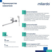 Смеситель для ванны Milardo enjoy ENJSB00M10