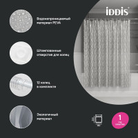 Штора для ванной IDDIS P03PV18i11