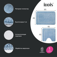 Набор ковриков для ванной комнаты IDDIS PSET04Mi13