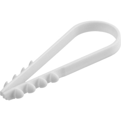 Дюбель-хомут TDM ELECTRIC ДХК-25 для круглого кабеля 19-25 мм, нейлон, белый, 100 шт. SQ0539-0005