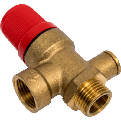 Предохранительный клапан Rvc 1/2 гш 3 Bar с выходом под манометр 11964