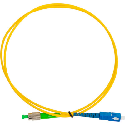 Оптический шнур Cabeus simplex fc/apc-sc/upc 9/125 sm 1м lszh FOP(s)-9-FC/APC-SC/UPC-1m