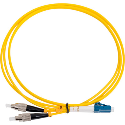 Оптический шнур Cabeus duplex lc-fc 9/125 sm 1м lszh FOP(d)-9-LC-FC-1m