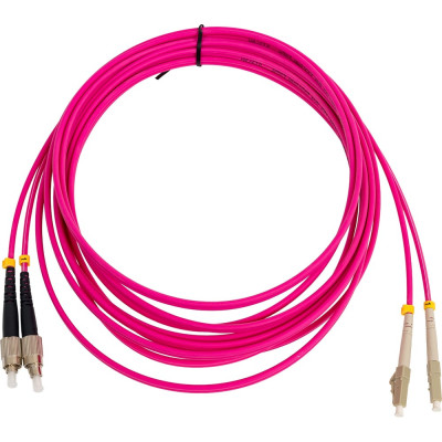 Оптический шнур Cabeus duplex lc-fc 50/125 mm om4 5м lszh FOP-50-OM4-LC-FC-5m