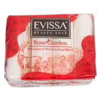 Туалетное мыло EVISSА ecopack, 4x70 гр. Роза М5060