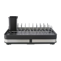 Сушилка для посуды Smart Solutions Atle раздвижная большая, черная SS000014