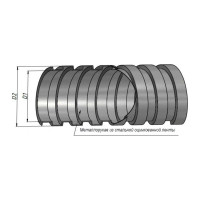 Металлорукав ГОФРОМАТИК р3-ц 38 (20 м/уп.) zeta42516