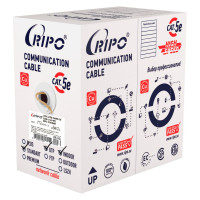 Кабель Ripo Utp 4 нг-lszh cat5e 24awg cu standart , 50м.,fluke test 0.5(u/utp-5e нг (а)-hf 4x2x0.5) 001-112007/50