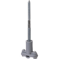 Фасадный сборный держатель для прута Ø6-10 мм TDM ELECTRIC длина 120 мм, дюбель, полимерный зажим SQ2402-3121