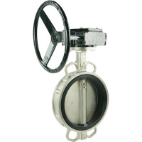 Затвор DN.ru 316L-316L-EPDM Ду200 Ру16 с редуктором RDN-4 D050-07879