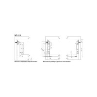 Метабоксы GTV 118x400 мм, белые MP-118400-10