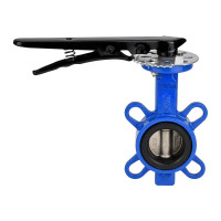 Дисковый поворотный затвор DN.ru WCB-316L-VITON Ду125 Ру16 с рукояткой D050-06600