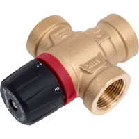 Термостатический смесительный клапан для систем отопления и гвс ROMMER 3/4" вр 20-43с kv 1,6 (боковое смешивание) RG0092NU9FV18R