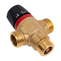 Термостатический смесительный клапан для систем отопления и гвс ROMMER 3/4" нр 30-65с kv 1,8 (центральное смешивание) RG0092NU9FV1H8