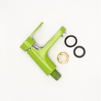 Смеситель для умывальника ARCO DA VELLA 40 мм, зеленый/хром A1031GR 11858