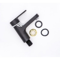 Смеситель для умывальника ARCO DA VELLA 40 мм, черный/хром A1031BL 08172