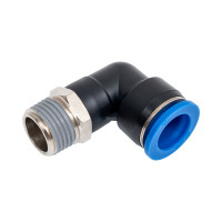 Фитинг цанговый угловой с наружной резьбой M1/2" для трубки с наружным диаметром 16 мм PL 16-R04 SHPI PL 16-04