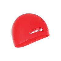Плавательная шапочка Larsen sc красный cy 4690222154641