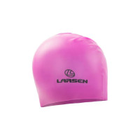 Плавательная шапочка Larsen ls78, силикон, розовый неон 4690222134933