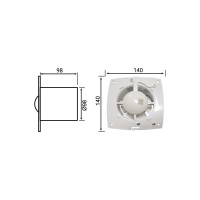 Вентилятор Bettoserb с обратным клапаном и ручным выключателем 110152
