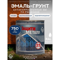 Грунт эмаль Сделай пол "Защити металл" (0,75) Белый RAL 9003 СП-0000517