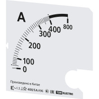 Шкала TDM ELECTRIC ш96 400/5а-1.5, для а96 х/5а SQ1102-2018