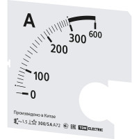 Шкала Ш72 300/5А-1,5 (для А72 Х/5А) TDM ELECTRIC SQ1102-2059