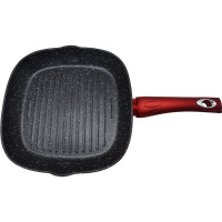 Сковорода-гриль EDENBERG 28 см красная EB-7414