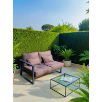 Диван с правым подлокотником Callisto mobili Лагуна 2-х местный, шоколад М401.2Е04