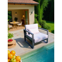 Кресло с двумя подлокотниками Callisto mobili Лагуна серое М401.0Е10