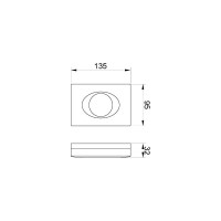 Диспенсер гигиенических пакетов Nofer ABS BLACK чёрный 04029.N