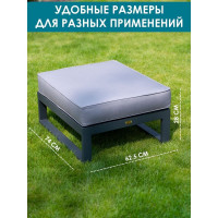 Пуф Callisto mobili Лагуна серый М401.5Е10