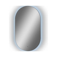 Зеркало CONTINENT Fleur LED 650x1100 короб 550x1000, Б/К овал, подсветка холодная ЗЛП595