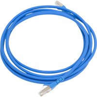 Экранированный патч-корд DKC cat6 f/utp 4x2, lszh, синий, 3.0м RN6FU4530BL
