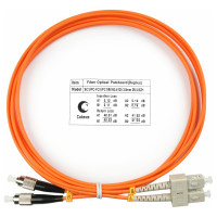 Оптический шнур Cabeus duplex sc-fc 62,5/125 mm 2м lszh FOP-62-SC-FC-2m