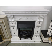 Каминокомплект InterFlame Беларусь Бэлси Фобос Люкс Fobos Bl белый