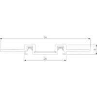 Встраиваемый шинопровод Elektrostandard Flat magnetic (2м) чёрный a063727