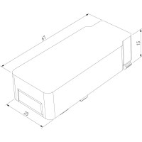 Ввод питания Elektrostandard Flat magnetic (черный) a063736