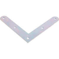 Плоский уголок ALBERTS оцинкованный, 120x120x20 мм 339739