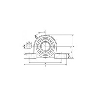 Подшипниковый узел FKD UKP210