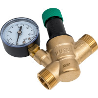 Редуктор снижения давления с манометром TIM 1/2 вн -1/2 вн - 3/4 нар 772666