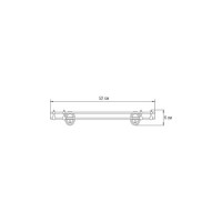 Полка стеклянная Ekko E1507-1