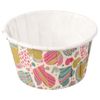 Бумажная форма для выпечки МУЛЬТИДОМ 10 шт., 5x4 см VL80-522